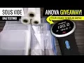 Testing SOUS VIDE BAGS and Anova GIVEAWAY