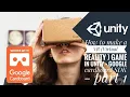 How to make a VR Virtual reality game in unity google cardboard SDK part 1