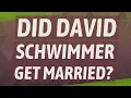 Did David Schwimmer get married