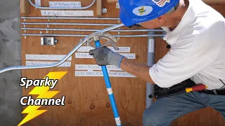 Box Offsets 3 Point Saddle Bend Parallel EMT Bends and Concentric 90 Stubs all in One Conduit