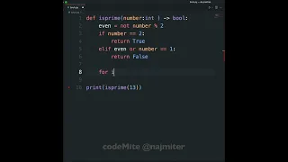 Python Program - Prime Number Checker but FASTER