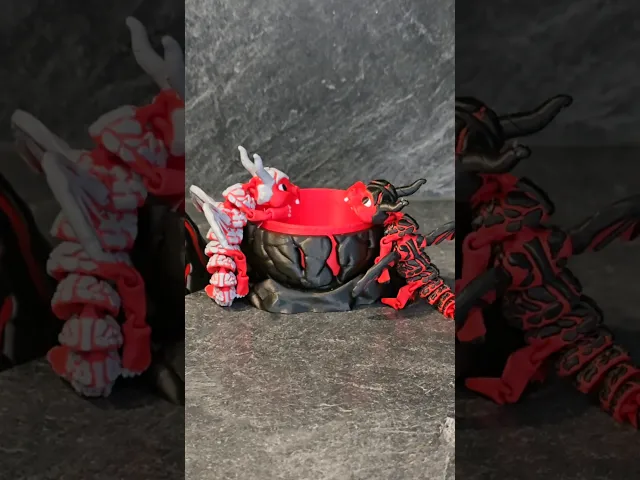 Flexy lava dragon + 3MF included video thumbnail
