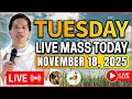 Lagu TUESDAY FILIPINO LIVE MASS TODAY ONLINE || NOVEMBER 18, 2025 | FR. FIDEL ROURA - TUESDAY MASS TODAY