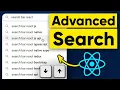 React Search Bar Auto Suggestion With Keyboard Navigation YouTube Search