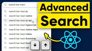 React Search Bar Auto Suggestion With Keyboard Navigation YouTube Search