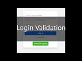 create validation on login form if password or username is empty using javascript