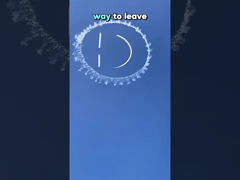 He Drew a Smiley in the Sky😳