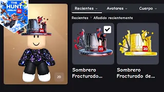 [THE HUNT ROBLOX 20] COMO CONSEGUIR 2 SOMBREROS FRACTURADOS "GRATIS" en Roblox.