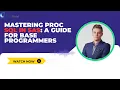 Mastering Proc SQL in SAS Performance Tips Best Practices for Base Programmers