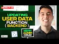 MERN Admin CRUD Updating User Data Backend Route Logics