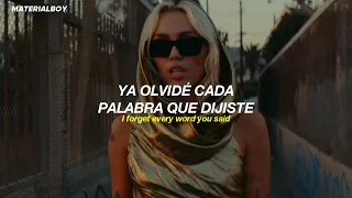 Miley Cyrus Flowers Official Video Sub Español Lyrics 