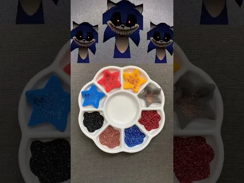 Sonic horror phase #satisfying #art #colourmixing #memes