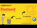 Flatland explained Competitive Progamming Codechef C in hindi