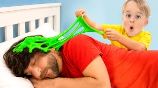 Mike estraga acidentalmente o penteado do tio com slime e ajuda a consertá-lo!