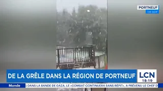 La Grêle S Abat Sur Un Secteur De Québec Explications 
