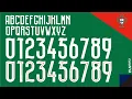 FONT PORTUGAL World Cup 2026 Football Vector free font portugal world cup 2026