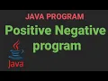 Check Number is positive negative or zero in java program l Codersandy