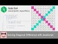 Solving Hackerrank s Diagonal Difference Problem Using JavaScript