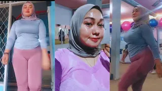 bunda varel hijab gemoy live tiktod senam aerobik