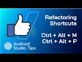 Refactor function and parameter using shortcuts - Android Studio tips with subtitles