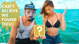 Diving for treasure in a BUSY marina!