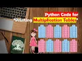 Learn Python in Tamil Multiplication Table in Python TAMIL