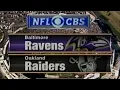 2000 AFC Championship Ravens vs Raiders Highlights CBS intro