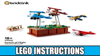 LEGO Instructions | Bricklink | 910028 | Pursuit of Flight