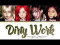 aespa Dirty Work (English Ver.) Lyrics (Color Coded Lyrics)