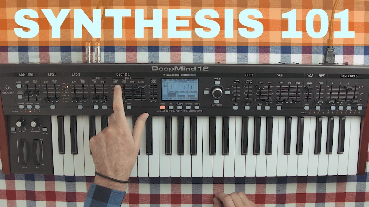 BEHRINGER DEEPMIND 12 BEGINNER SUBTRACTIVE SYNTHESIS TUTORIAL