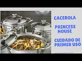 Princess House Mexico saucepan how to care for it before using it for the first time