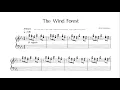 Download Lagu Joe Hisaishi - The Wind Forest / Path of the Wind [with score]