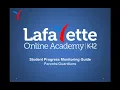 Student Progress Monitoring Guide for Parents