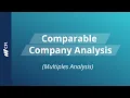 Comparable Company Analysis Multiples Analysis