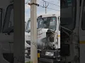 Gas Tanker Truck Crashes Into Electric Pole Major Road Accident Today