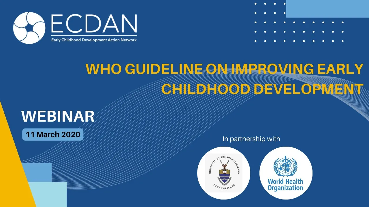 WHO Guideline on Improving Early Childhood Development