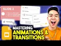 Master Google Slides ANIMATIONS TRANSITIONS in 8 Minutes TUTORIAL