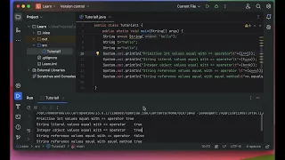 Equal check with vs equals method in Java