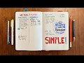 A Simple Minimalist Bullet Journal Setup for 2026