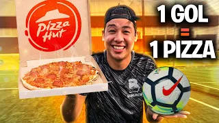 A CADA GOL GANHA UMA PIZZA ESTAVA O DIA TODO SEM COMER