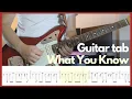 Download Lagu Two Door Cinema Club  - What You Know (Guitar Tabs)