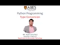 Type Conversion in Python Programming Python Programming -