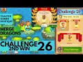 Merge Dragons Challenge 26 2m28s On 2nd Win Get Wood Dragon Whelp
