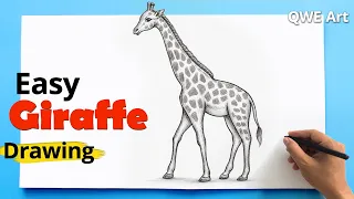 Girrafe Drawing Easy step by step