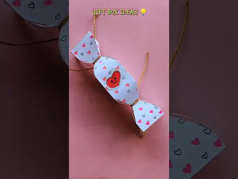 Paper Craft ideas gift Box #shorts #craft #ytshorts #youtube #trending #art #ideas #craftideas