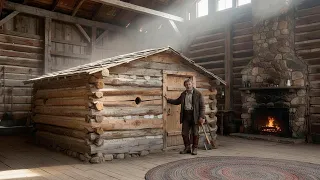 Neighbors Laughed When He Built a Second Cabin in His Living Room Until he Slept 31 Degrees Warmer