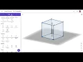 Creating a Cube in GeoGebra 3D Method 5