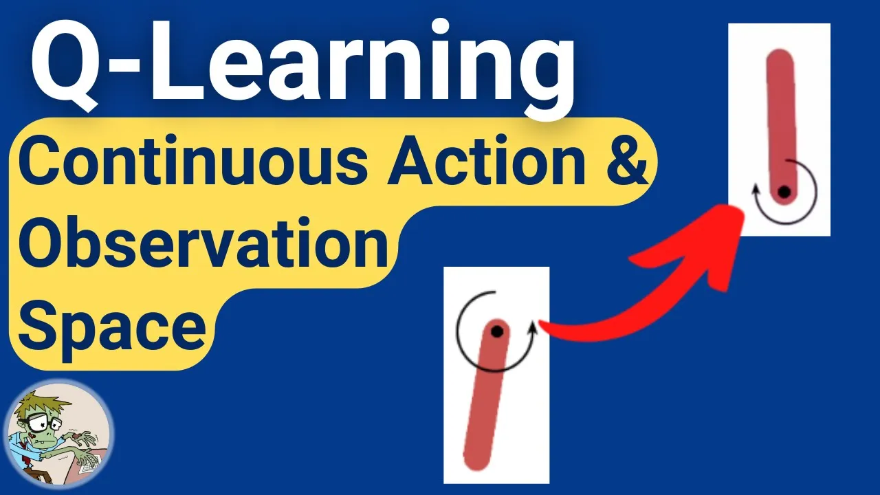 Q-Learning Tutorial 6: Train Gymnasium Pendulum-v1 on Continuous Action and Observation Spaces