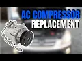 How Ro Replace AC Compressor 4 Cyl Honda Acura 02-06