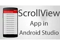 How to Use ScrollView in Android App - Android Studio 2 2 2 Tutorial